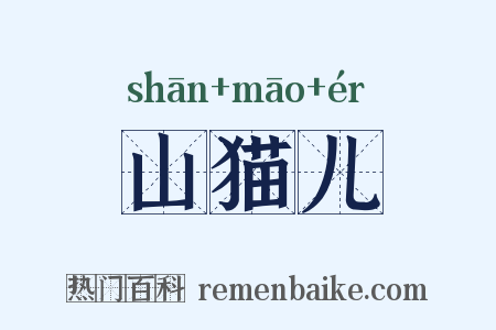 山猫儿是什么意思的图片